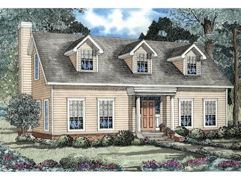 Elbring New England Style Home Plan House Home Plans And Blueprints