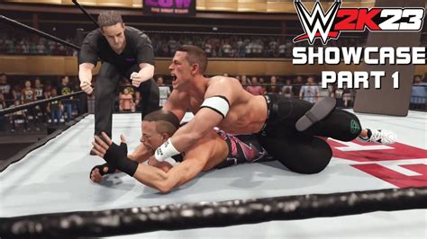 WWE 2K23 Showcase Part 1 John Cena Vs Rob Van Dam All Objectives ECW