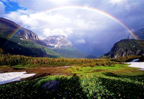 Wallpaper Rainbow Highland Mountains Best Free Pictures