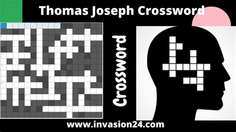 Thomas Joseph Crossword Printable Version