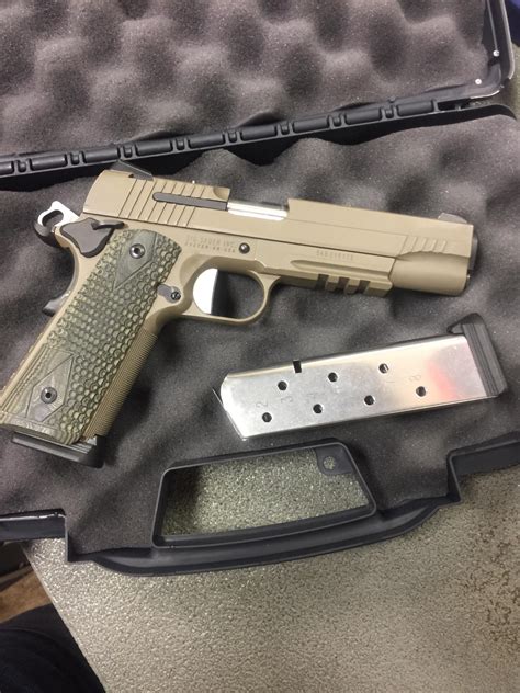 First Handgun Sig Scorpion 1911 Rcanadaguns