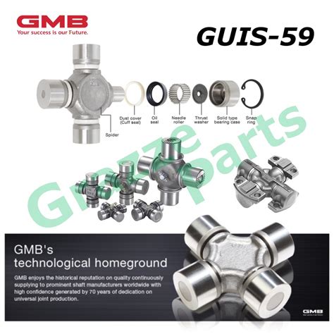 Gmb Steering Universal Joint U Joint Coupling Guis 59 For Nissan