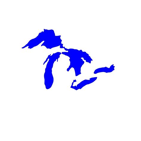Great Lakes Outline By Nbgraphix On Etsy