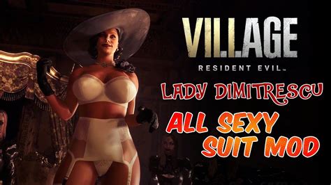Lady Dimitrescu All Sexy Suit Mod Jiggle Physics Resident Evil Village P Fullhd