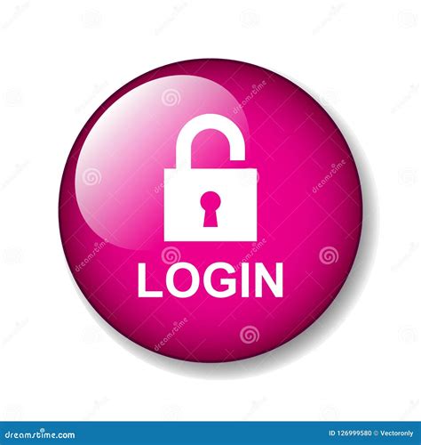Login Icon Button Stock Illustration Illustration Of Enter 126999580