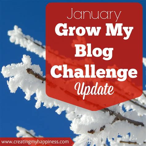 January Blog Challenge Stats Creating My Happiness
