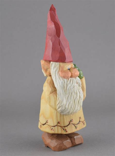 Gnome Elf Santa Woodcarving Nisse Tomte Christmas Etsy Uk Santa