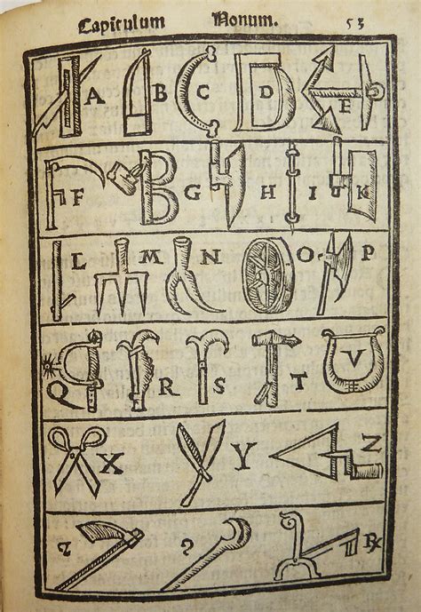 Woodcut Diagram Of A Visual Alphabet And Its Application F Flickr
