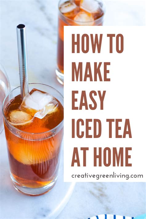 how to make the perfect basic iced tea at home it s so easy recipe in 2020 homemade iced