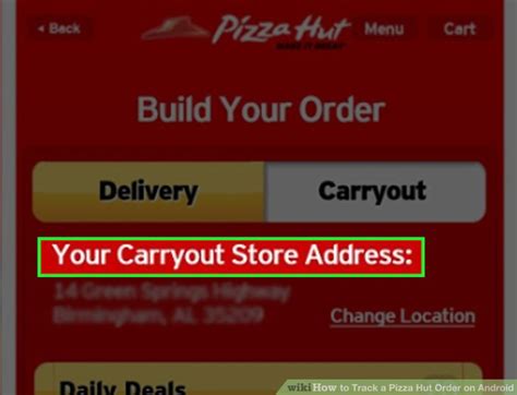 When you place a new order on the pizza hut app, the app will automatically take you to the delivery tracker at the end of your order. How to Track a Pizza Hut Order on Android: 10 Steps