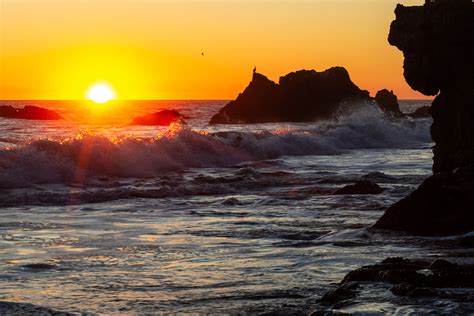 Malibu Ocean Sunset Photograph For Sale As Fine Art