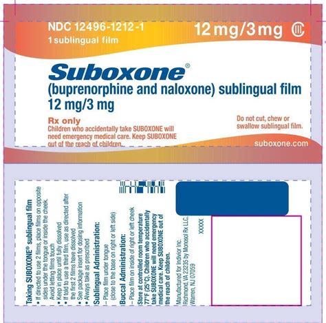 Suboxone Film Fda Prescribing Information Side Effects And Uses