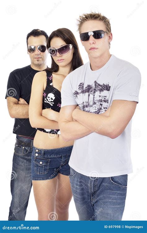 Awesome Threesome Stock Photo Image Of Caucasian Concept