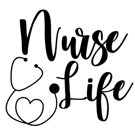 Free Nurse Life Svg Iheart Svg Nurse Life Nurse Cricut Svg Files Free
