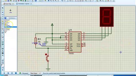 Proteus Video 10 Bcd Updown Counter Output To Seven Segment Display