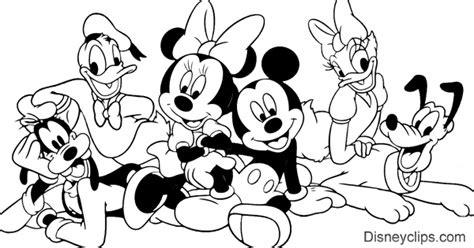 Mickey Mouse And Friends Coloring Pages 3