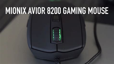 Mionix Avior 8200 Ambidextrous Gaming Mouse Overview Youtube