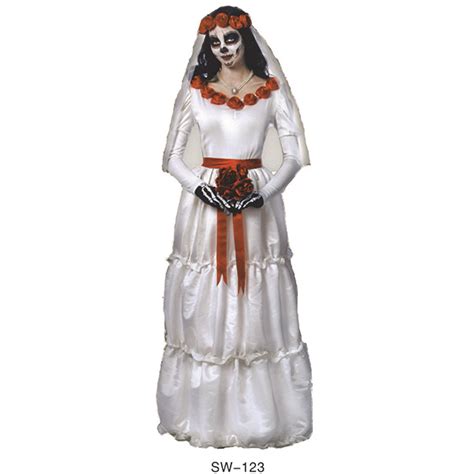 Hgm International Womens Gothic Corpse Bride Ghost Wedding Halloween Costume