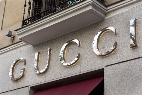 Logo De Gucci En La Tienda De Gucci Imagen Editorial Imagen De
