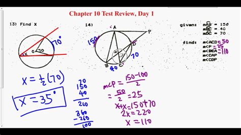Some of the worksheets displayed are geometry unit 10 notes circles, geometry unit 10 answer key, unit 10 geometry, georgia standards of excellence curriculum frameworks, trigonometry functions and unit circle test study guide, geometry of the circle, 11 equations of circles. Geometry, Unit 10 Test Review Day 1, #14 - YouTube