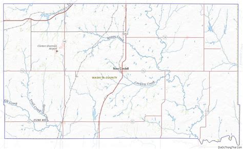 Topographic Map Of Washita County Oklahoma Us Map Topographic Map
