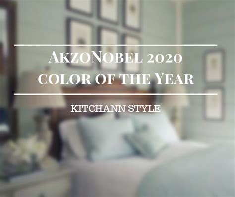 Akzonobel Color Of The Year For 2020 Tranquil Dawn Kitchen Studio Of