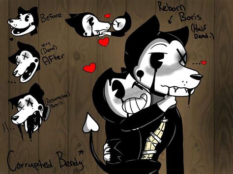 I Love Bendy And Boris And Alice Bendy And Boris Ink Machine Amino