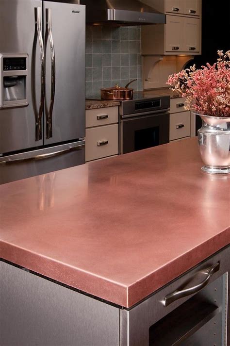 Copper Looks So Beautiful In A Kitchen Copper Kitchen Countertop