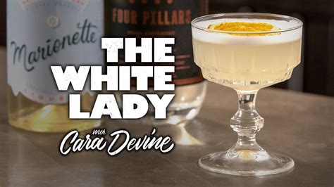 How To Make The White Lady Cocktail Youtube