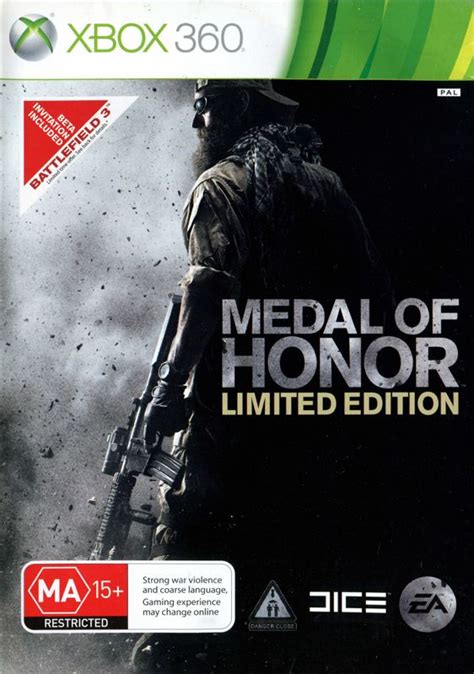 Medal Of Honor Limited Edition 2010 Box Cover Art Mobygames
