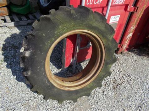 1 Allis Chalmers C Ac Rim And 112 X 24 Fire Stone Tractor Tire 95