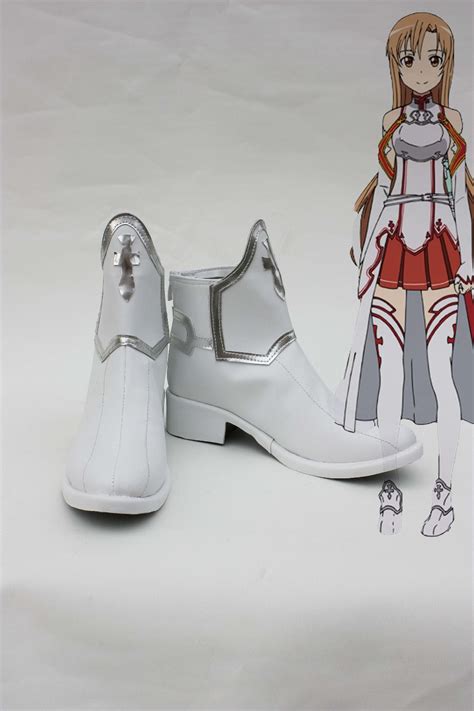Anime Sword Art Online Sao Asuna Yuuki Cosplay Boots Shoes For