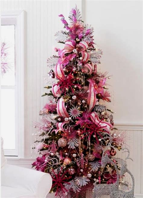 Pink Christmas Tree Decorating Ideas Homemydesign