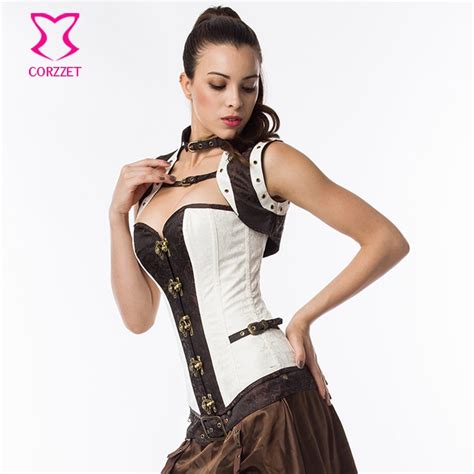 Sexy Women Steampunk Corset Gothic Clothing Steel Boned Bustiers