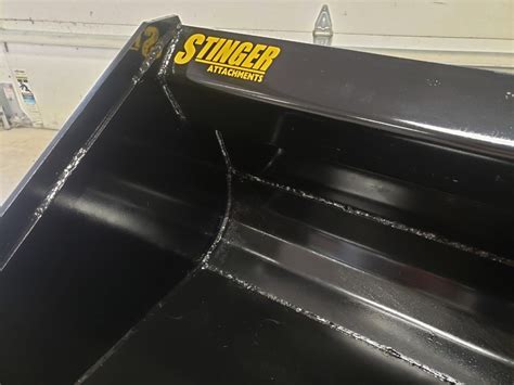 Skid Steer Tooth Bucket Attachment Stinger Attachments