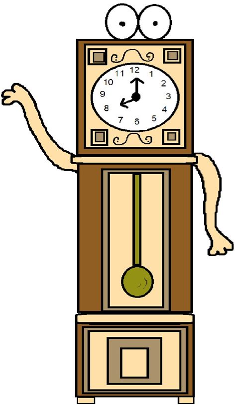 Clipart Cartoon Grandfather Clock Clip Art Library