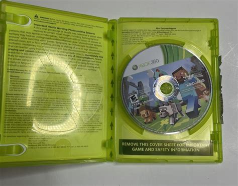 Minecraft Xbox 360 Edition Microsoft Xbox 360 2013 No Manual