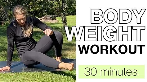 30 Minute Bodyweight Workout Follow Along Human 2 0 Fitness Youtube