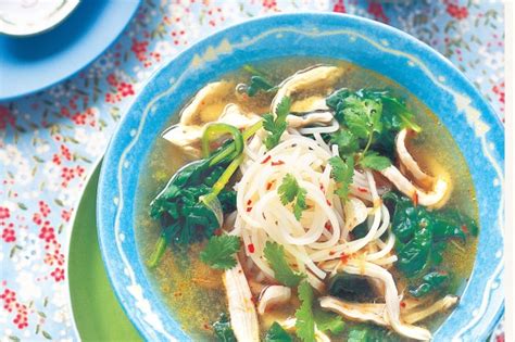 This recipe is so easy and tastes like this noodle soup recipe is absolutely delicious; Thai Chicken Noodle Soup Recipe - Taste.com.au