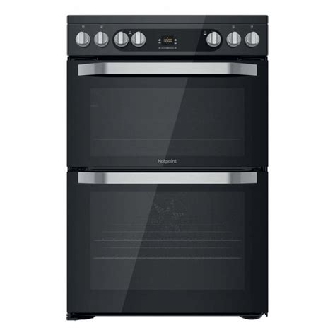 Hotpoint Hdm67v9hcb Electric Freestanding 60cm Double Cooker In Black