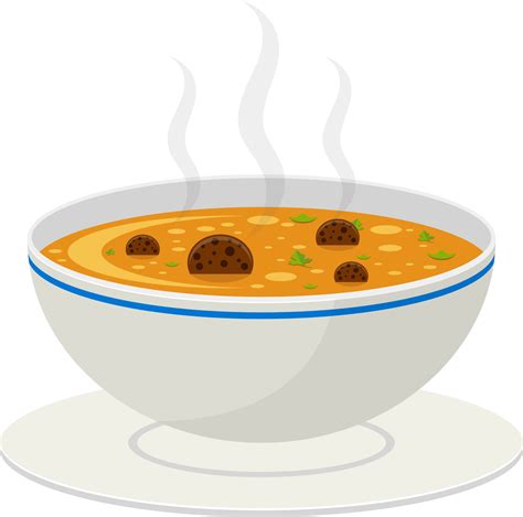 Hot Vegetable Soup Clipart Design Illustration 9342329 Png