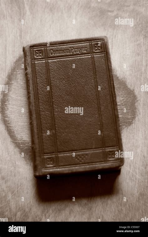 Old Common Prayer Book Stock Photo Alamy