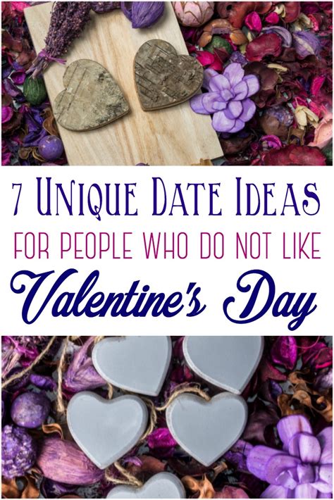 These valentine's day ideas are perfect for couples or people celebrating solo. 7 Unique Date Ideas (For People Who Do Not Like Valentine ...