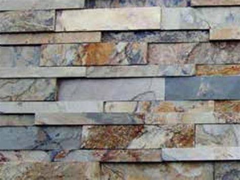 Natural Stone Ledger Panel 6x24 Indian Autumn Slate