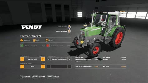 Fs19 Fendt 300 Avec 2wd Tractor V10 Farming Simulator 19 Modsclub
