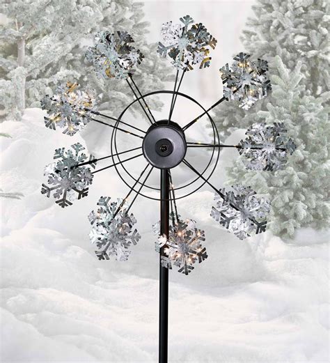Our Solar Snowflake Spinner May Just Be The Quintessential Winter