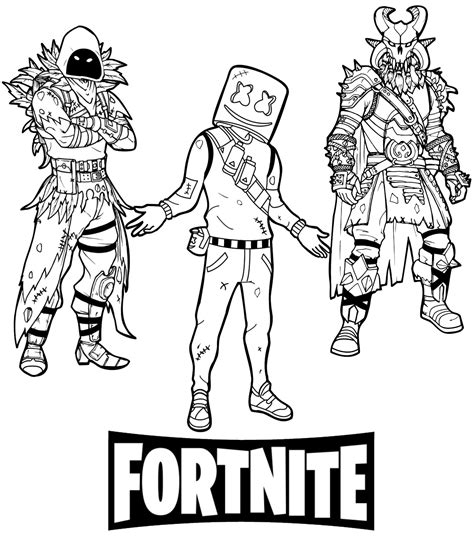Fortnite Video Game Coloring Pages Warlord Dessiner Coloring Pages My