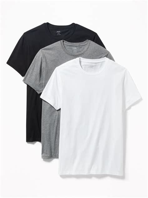 go dry crew neck t shirts 3 pack for men old navy