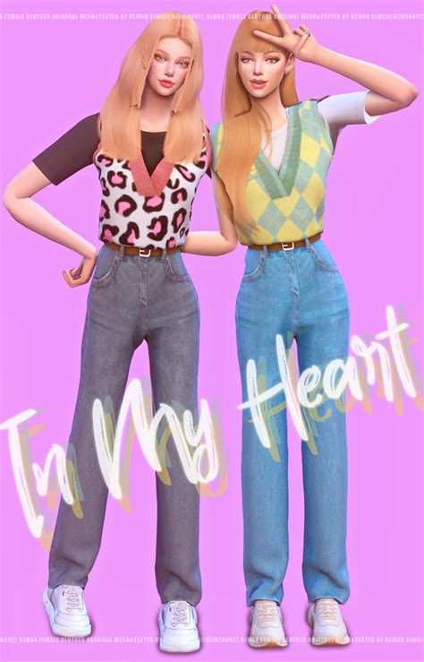 In My Heart Set Newen092 뉴엔 On Patreon Sims 4 Mods Clothes Sims