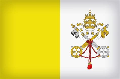 El Escudo Y La Bandera Del Estado Vaticano